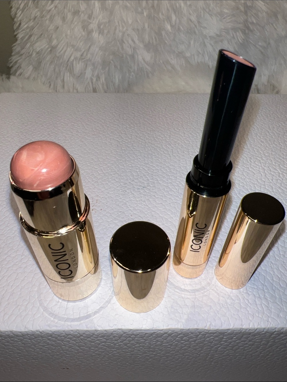 ICONIC London duo Cream Complexion Stick and Lip Balm